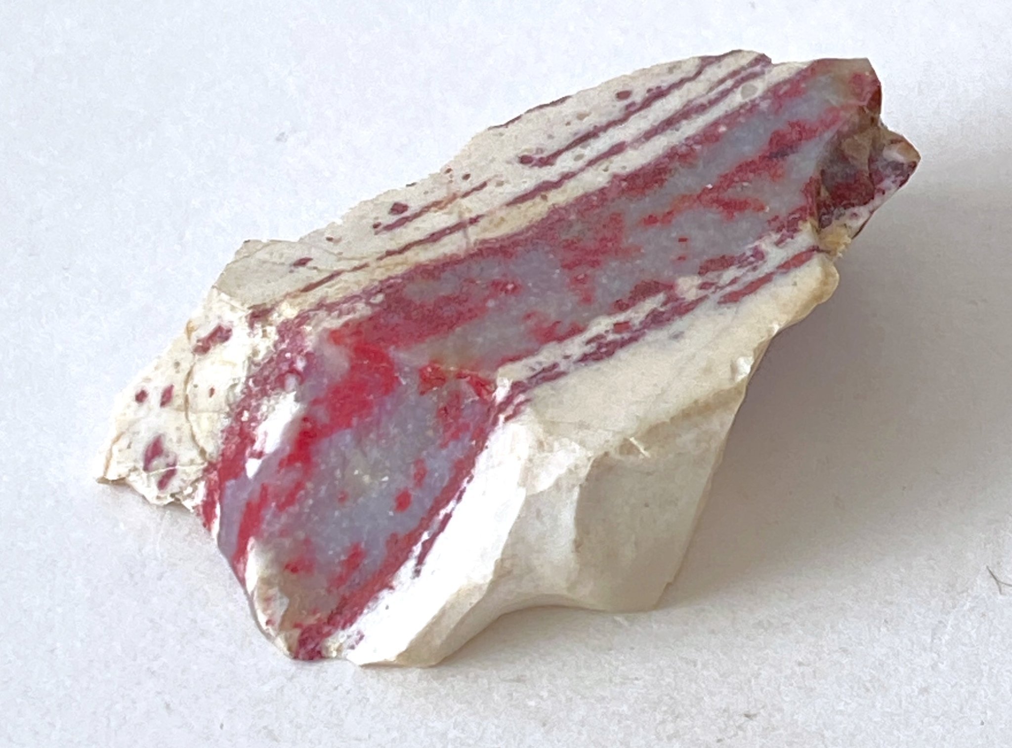 Opalite Chert with Cinnabar